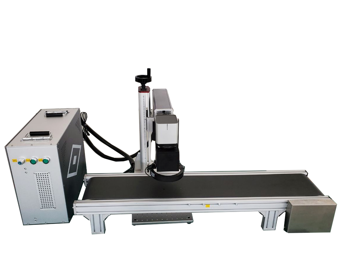 Fiber UV CO2 Laser Marking Machine With CCD Visual Automatic