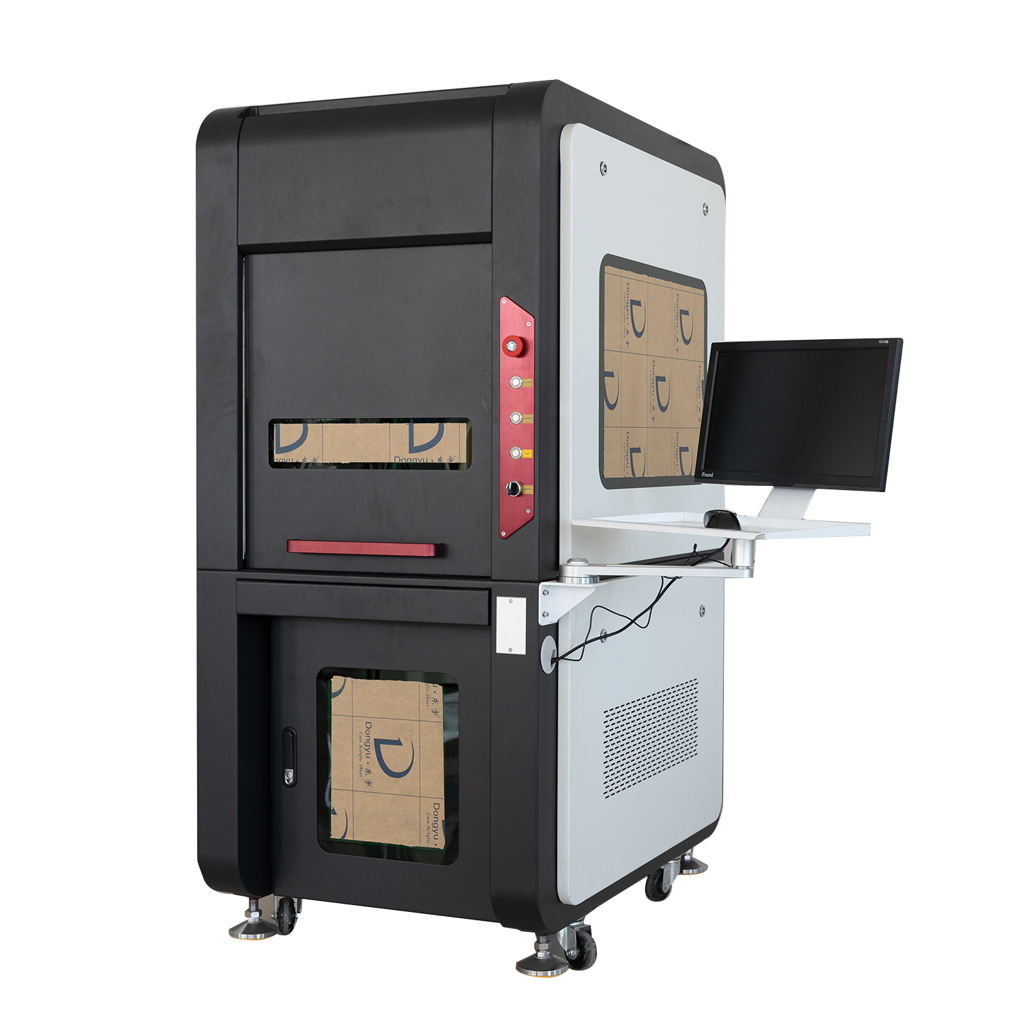 High quality laser Raycus / MAX / JPT laser source fiber laser marking machines 20w 30w 50w