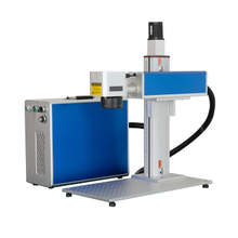 laser color marking 30w 60w 100w jpt m7 mopa fiber laser marking machine 300 x 300mm engraving area