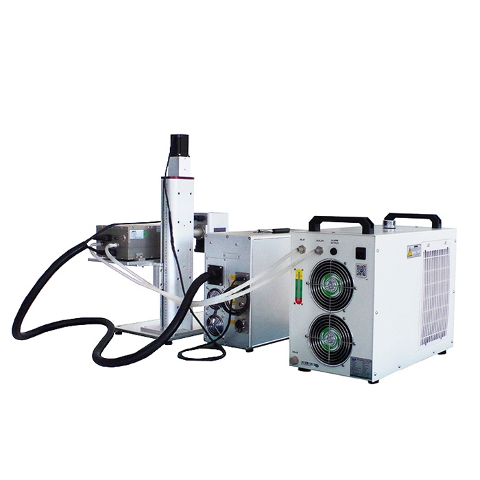 Ray fine water cooling 5W 10W UV laser marking machine for PETG glass mask PE PC ABS plastic