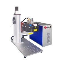 3D 5W air cooling JPT 5A UV laser marking machine for engraving drinking glass cup curve surface plastic molds