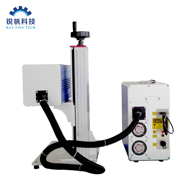 Portable Split RF Metal Tube CO2 Laser Marking Machine 30W 60W 