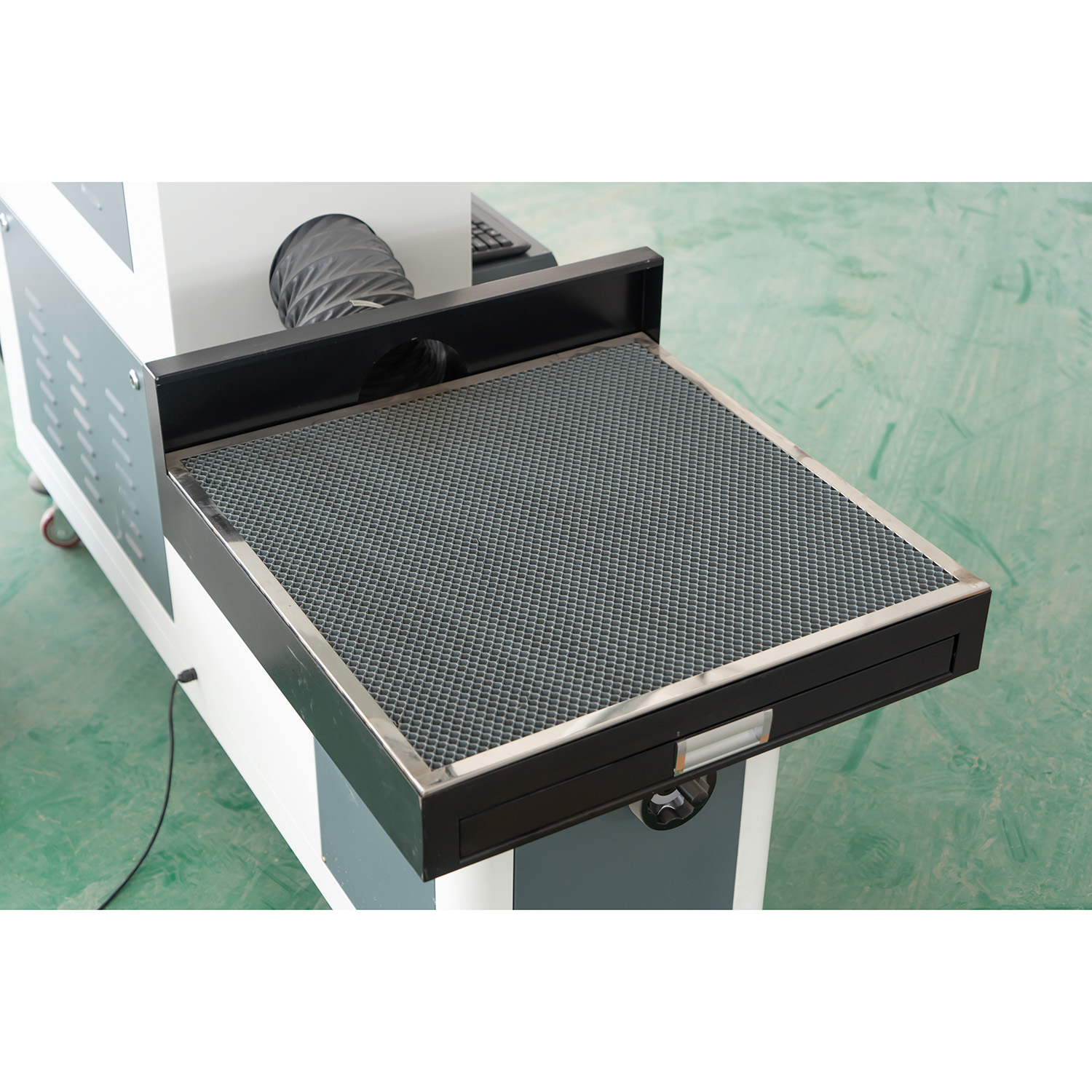 Large Format Size 600x600mm Glass Tube CO2 100W Galvo Laser Cutter Marker Engraver for Reflective Film