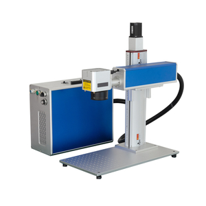 Motorized Z Axis CNC Fiber Laser Engraver Engraving Marking Machine for Metal And Some Plastic