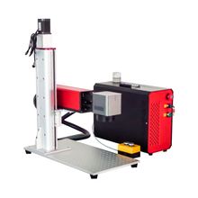 Good Price 20W 30W RAYCUS JPT Mopa Fiber Laser Marking Machine Metal Plastic Marker Engraver with Motorized Z Axis Controller