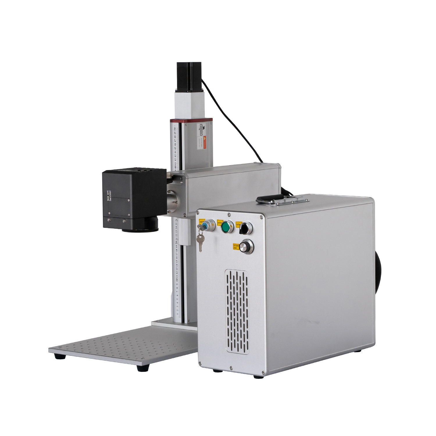 New Camera Positioning And Background Display Fiber Laser Engraving Marking Cutting Machine for Metal Plastic