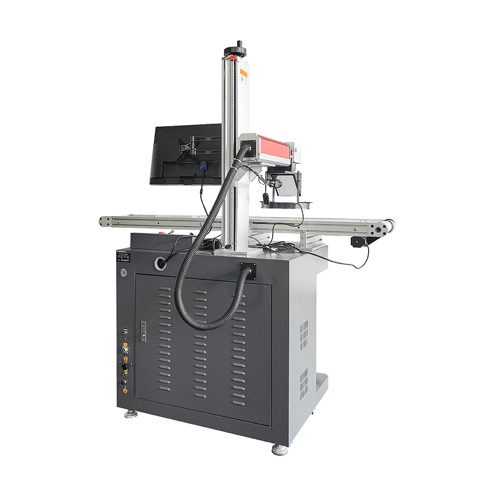 Fiber/UV/CO2 Laser Marking Machine with CCD Visual Automatic Positioning System with Conveyor, Laser Engraver Marker