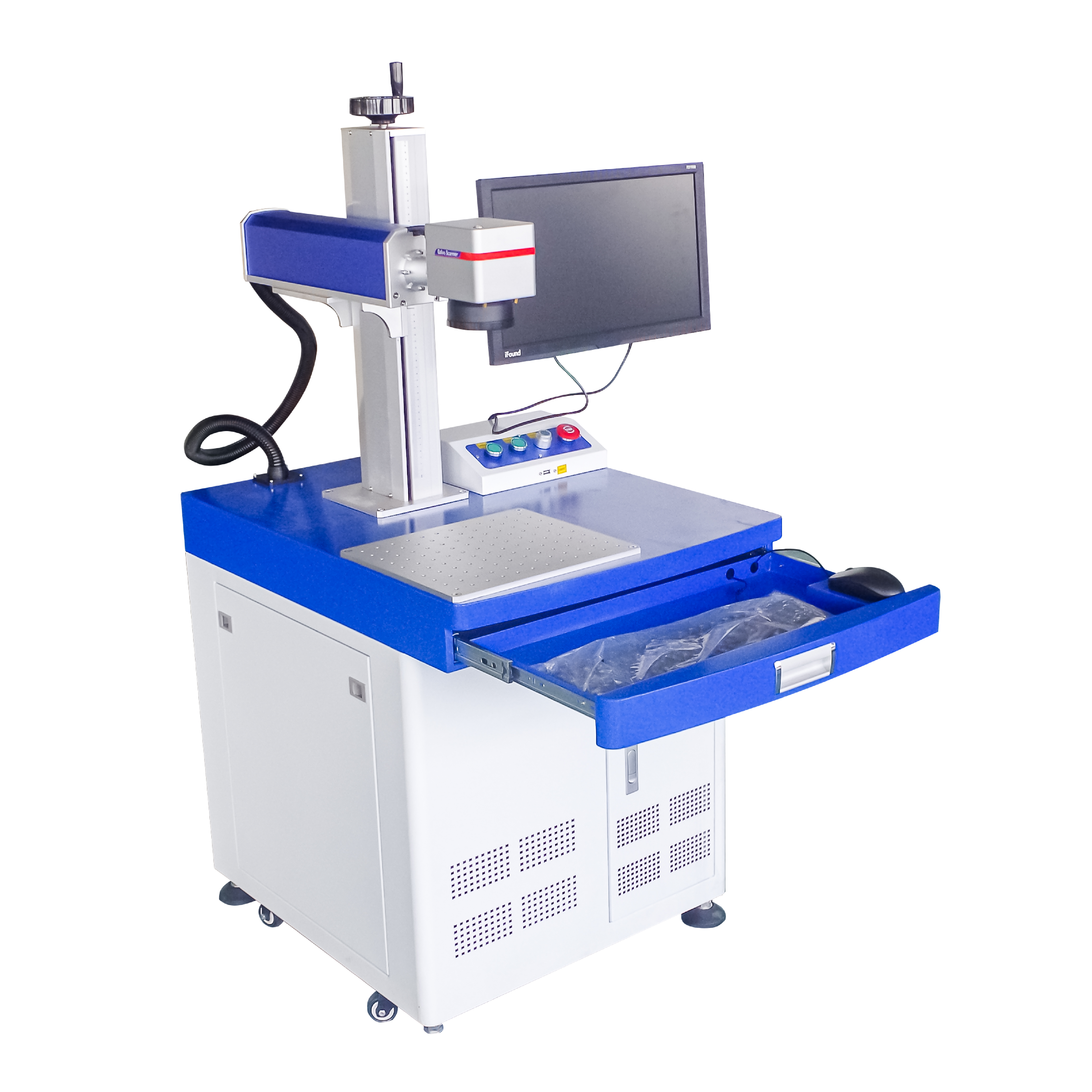 Metal Laser Engraving Machine Metal Smart Color Fiber Laser Marking Machine 20w 30w 50w