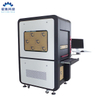Ray Fine Full Closed JPT MOPA M7 20W 80W 100W 150W  200W Galvo Fiber Laser marking engraving Cutting Machine with Auto Focus And Cyclops Camera Position System 
