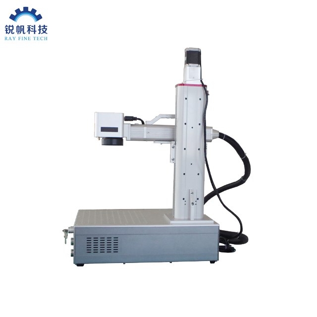 JPT LP 20W 30W 60W Portable Compact Fiber Laser Marking Machine with Motorized Z Axis